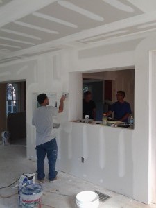 Drywall work